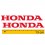 Coppia adesivi scritta Honda 13 cm in vari colori