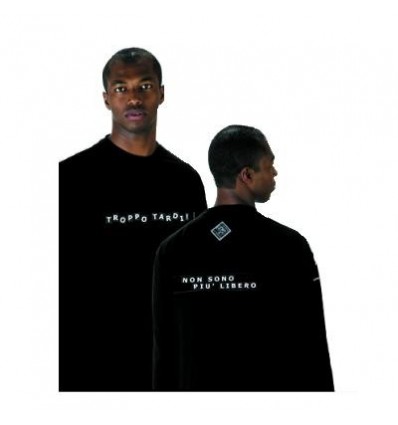 T-Shirt manica lunga Tucano Urbano Scrivi-T 380 nera