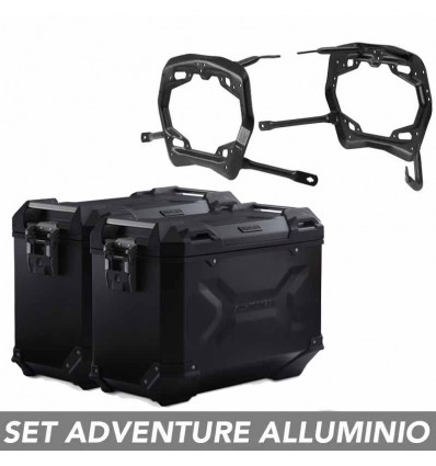 Kit valigie SW-Motech Trax Adv alluminio 37 per Moto Morini X-Cape 650