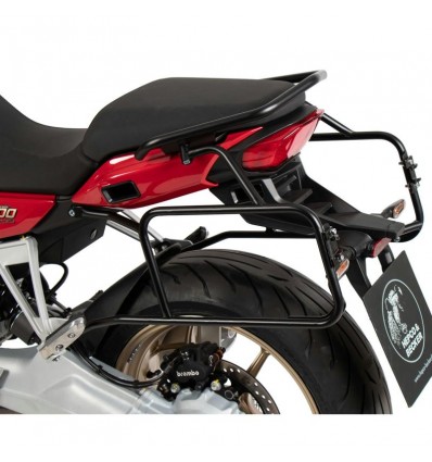 Telai laterali neri Hepco & Becker per Moto Guzzi V100 Mandello