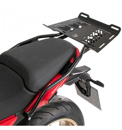 Estensione in alluminio Hepco & Becker per portapacchi su Moto Guzzi V100 Mandello