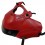 Copriserbatoio Bagster per Ducati Multistrada V2 in similpelle rosso e nero