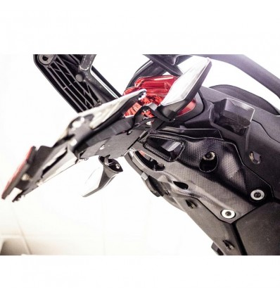 Portatarga regolabile Evotech per Ducati Multistrada V4, V4S e V4S Sport