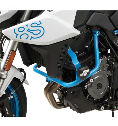 Paramotore blu Hepco & Becker per Suzuki V-Strom GSX-8S