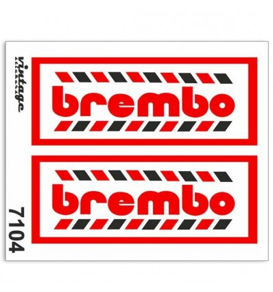 Adesivo serie Vintage Brembo 9x12 cm