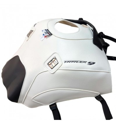 Copriserbatoio Bagster per Yamaha Tracer 9/GT dal 2021 in similpelle bianco