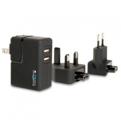 Caricabatterie GoPro Wall Charger con adattatori prese 