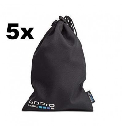 Set di 5 sacchetti GoPro Bag Pack porta accessori minicarere Hero