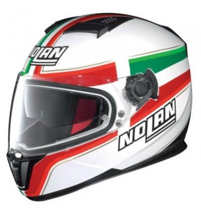 Casco Nolan N86 Italy grafica bianco, rosso e verde