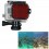 Filtro PolarPro Aqua3 rosso in vetro per GoPro Hero3