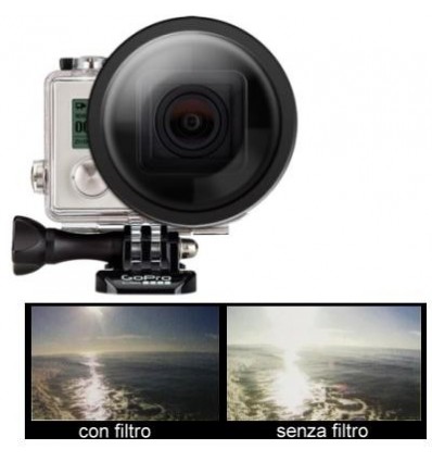 Filtro PolarPro Venture3+ polarizzato in vetro per GoPro Hero3+