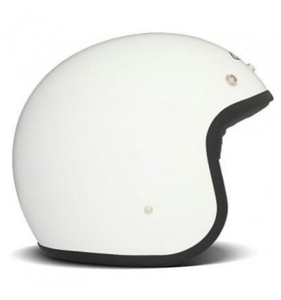 Casco DMD Helmets serie Vintage monocolore Solid bianco