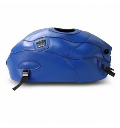 Copriserbatoio Bagster per Suzuki GSX-R 1000 09-16 in similpelle blu gitano