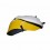 Copriserbatoio Bagster per Yamaha FZ1 NAKED 06-13 in similpelle bianco, giallo surf con triangolo nero