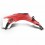 Copriserbatoio Bagster per Ducati Multistrada 1200 10-14 in similpelle rosso e bianco