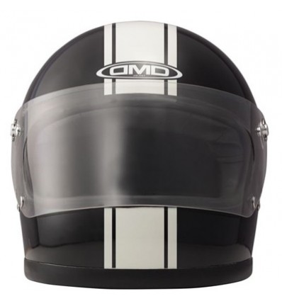 Casco DMD Helmets Rocket vintage grafica Racing nero e 