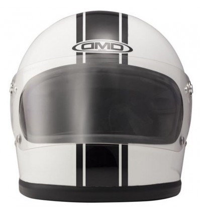 Casco DMD Helmets Rocket vintage grafica Racing bianco 