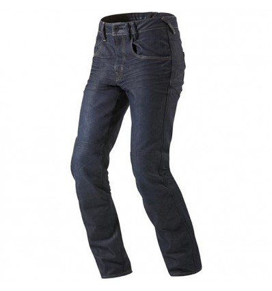 Pantalone jeans da moto Revit Lombard blu scuro 34
