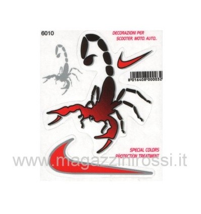 Set piccolo adesivi 4R Scorpione Nike