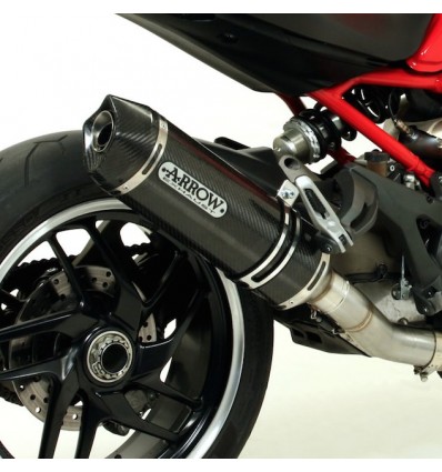 Terminale Arrow Street Thunder Full Carbon per Ducati Diavel, Multistrada e Monster 1200