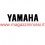 Adesivo scritta Yamaha nero cm 18