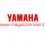 Adesivo scritta Yamaha rosso cm 18