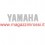 Adesivo scritta Yamaha argento cm 18
