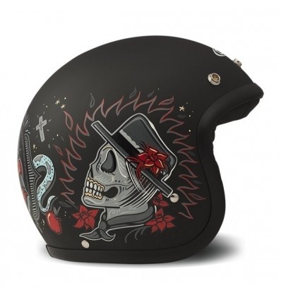 Casco DMD Helmets serie Vintage grafica Poison