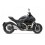 Terminale Zard Inox Racing Omologato nero e carbonio per Ducati Diavel