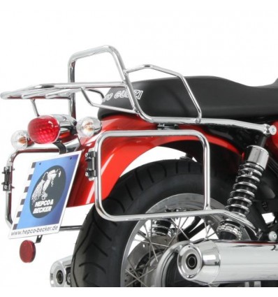 Portapacchi Hepco & Becker Rear Rack per Moto Guzzi V7 cromato