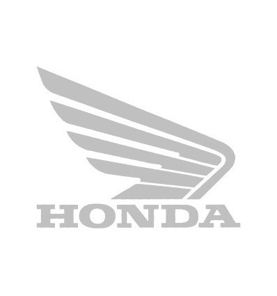 Adesivo ala Honda argento cm 12