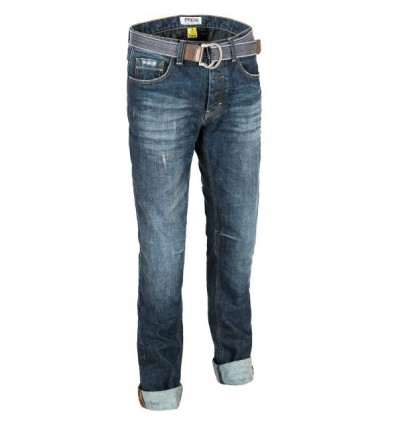 Pantalone jeans da moto PMJ Jeans Legend Cafè Racer con rinforzi in Twaron