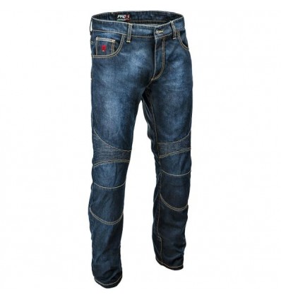 Pantalone jeans da moto PMJ Jeans Tornado con membrana impermeabile