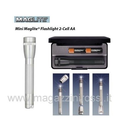 Torcia Maglite Mini AA alluminio con astuccio