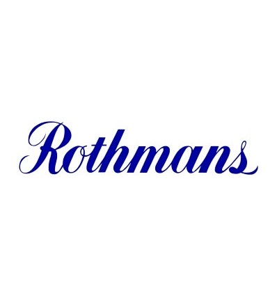 Adesivo scritta Rothmans cm 30 blu