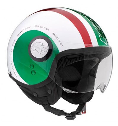 Casco Kappa Moto KV8 Flag Italia grafica tricolore