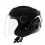 Casco Astone Helmets DJ10 Stripes doppia visiera nero e bianco