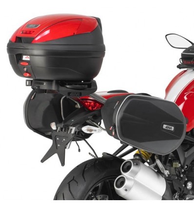 Telaietti laterali Givi TE7400 per borse morbide su Ducati Monster 1100 Evo