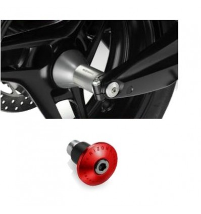 Tappo per perno ruota post. Rizoma in ergal per Yamaha T-Max 500 04-11, Ducati Monster 796 10-13 e 1100/S 09-10 argento