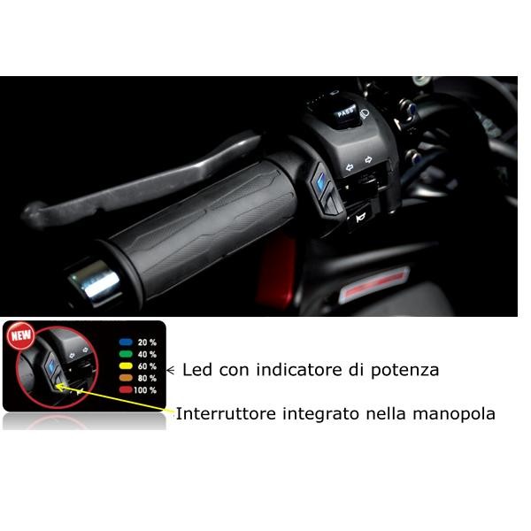 Manopole riscaldanti Tecnoglobe da 120mm per moto e scooter - Magazzini  Rossi