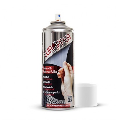 Pellicola spray per wrapping a rimozione facilitata bianco puro opaco