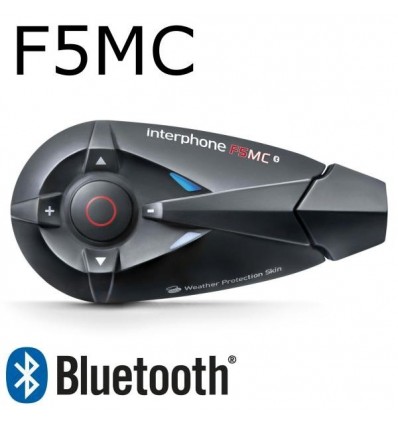 Interfono da casco Bluetooth Cellular Line F5MC singolo