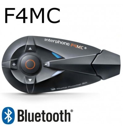 Interfono da casco Bluetooth Cellular Line F4MC singolo