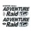 Set adesivi serie Adventure Stickers - Adventure Raid
