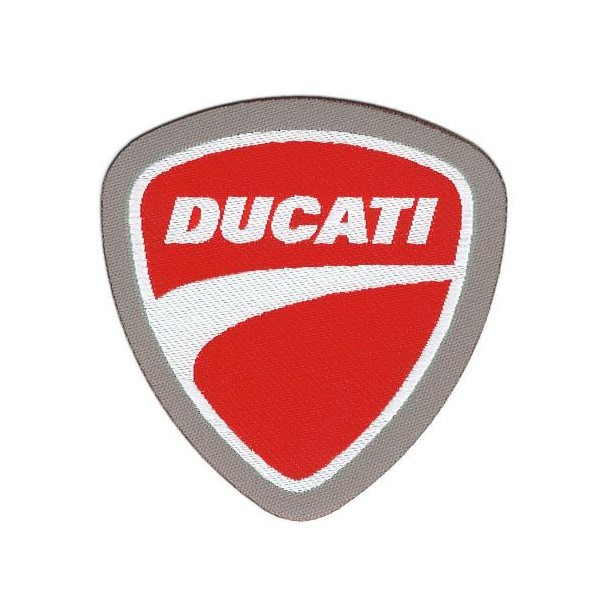 Patch adesiva in tessuto con logo Ducati - Magazzini Rossi