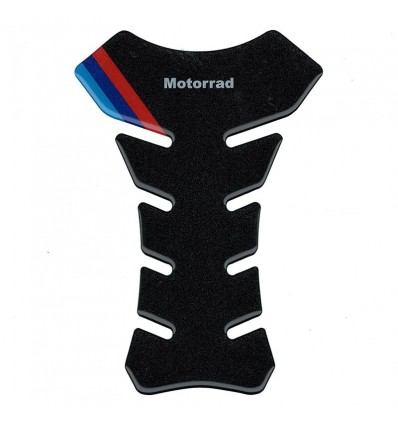 Protezione paraserbatoio lunga nera logo Motorrad