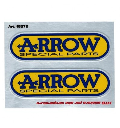 Adesivi per alte temperature e marmitte logo Arrow