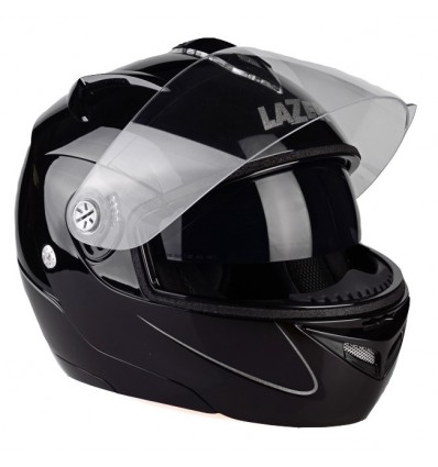 Casco Lazer Helmet apribile Paname nero metal con Bluetooth incorporato
