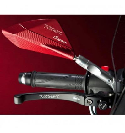 Specchi Lightech da manubrio per Yamaha T-Max 500 08-11 e T-Max 530 2012 rossi