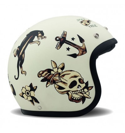 Casco DMD Helmets serie Vintage grafica Old School